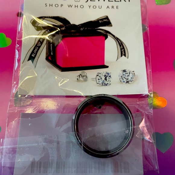 NWT Wedding Band/Titanium Ring Size 10 - Picture 2 of 5